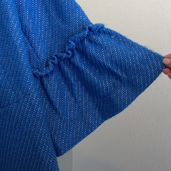 Eloquii tweed bell-sleeve peacoat jacket - Picture 3 of 4